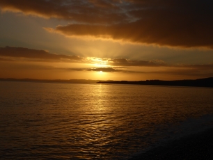 Sunset at Budleigh
